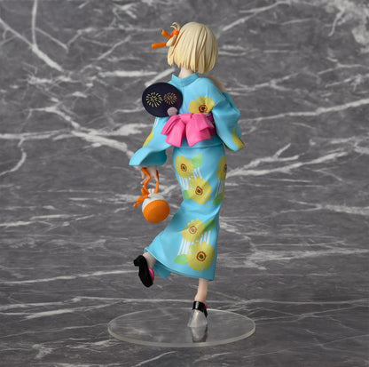 Lycoris Recoil Luminasta Pvc Statue Chisato Nishikigi Festival In Yukata 19 Cm