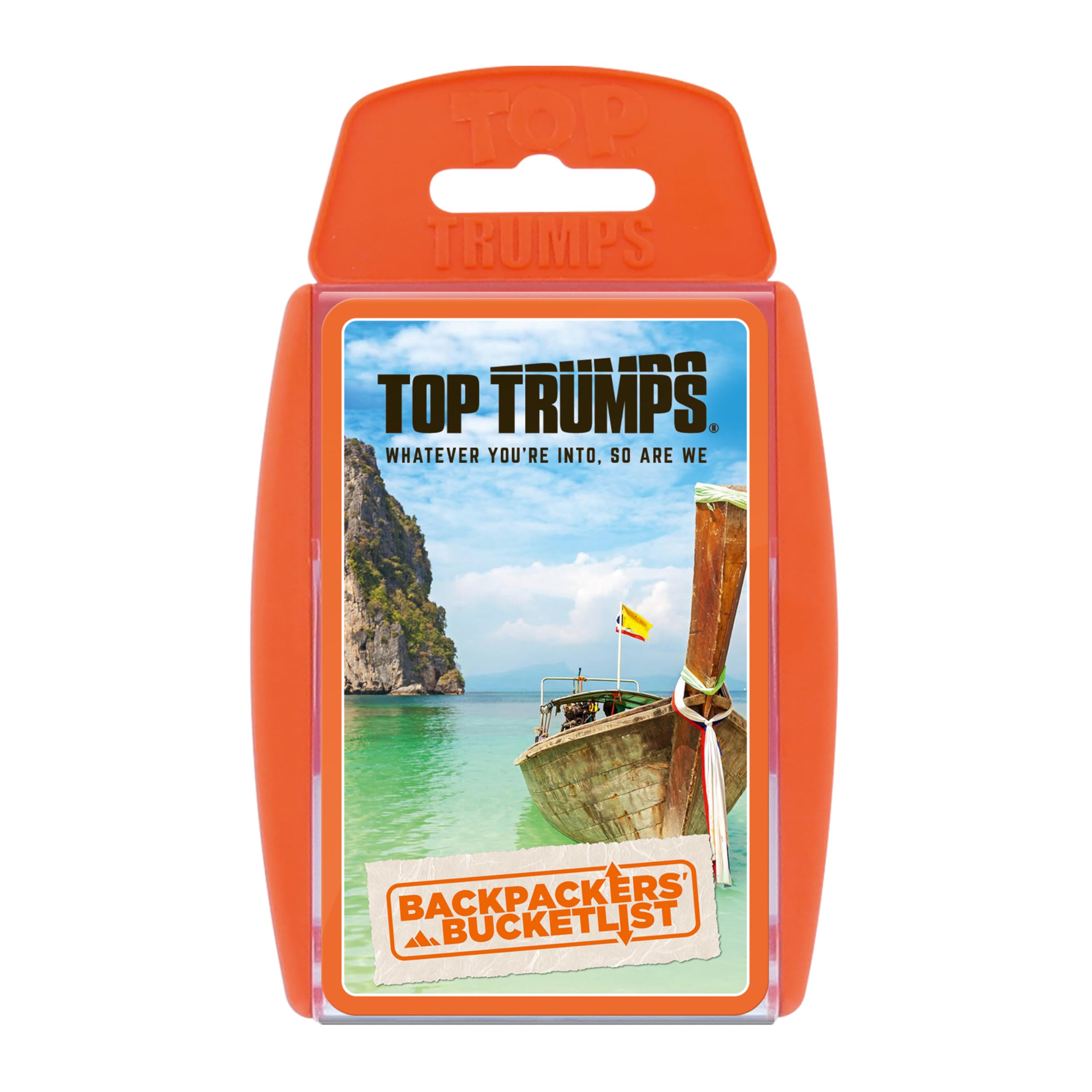 Top Trumps Backpackers' Bucketlist Learn all new stats and fascinating facts as you explore Backpackers' Bucketlist gift for ages 6 plus