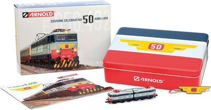 Arnold HN2645S FS, E.656 5th series, blue/grey livery, Fondazione FS, ep. VI, DCC Sound – 50 years of E.656 Locomotive - Electric