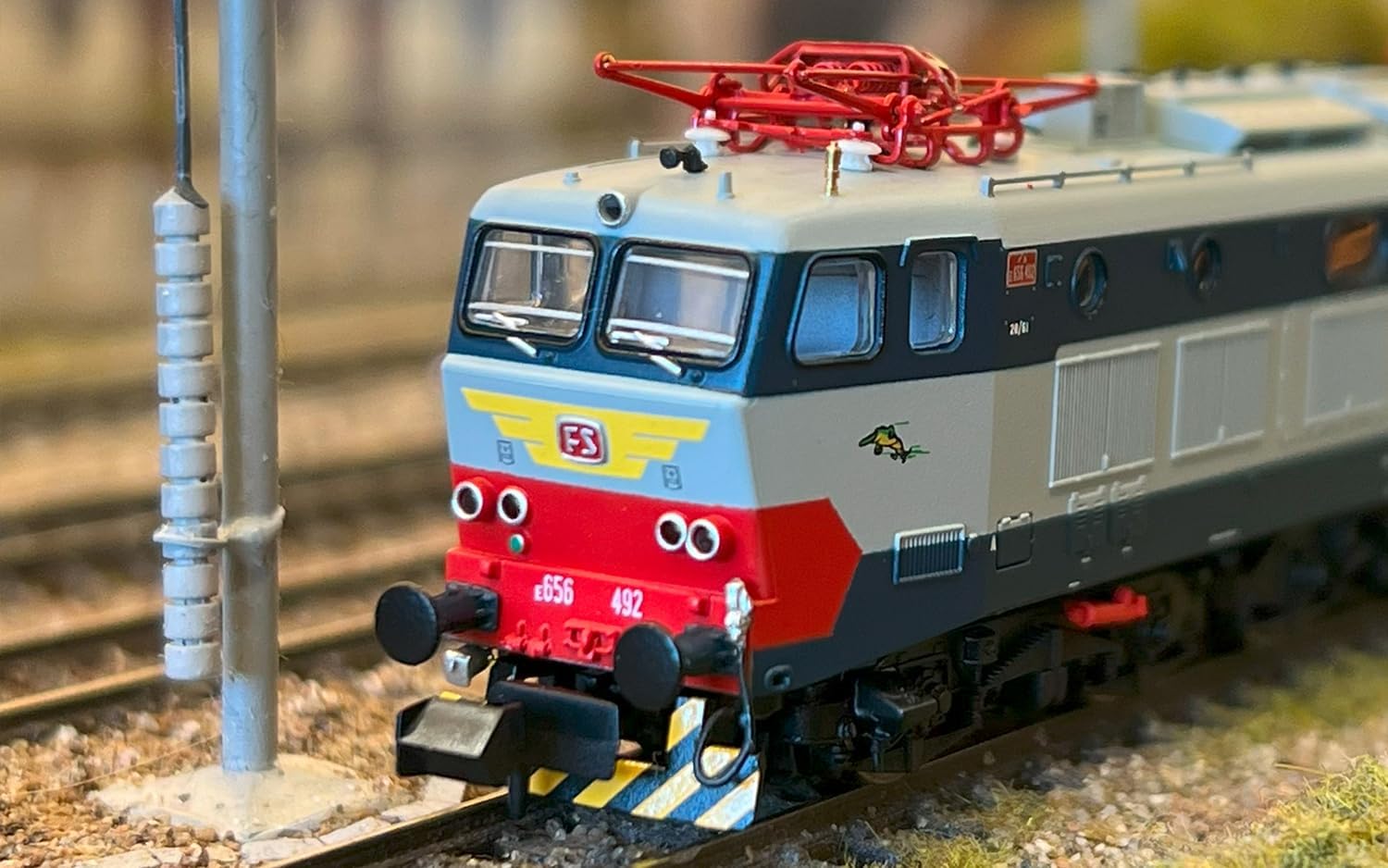 Arnold HN2645S FS, E.656 5th series, blue/grey livery, Fondazione FS, ep. VI, DCC Sound – 50 years of E.656 Locomotive - Electric