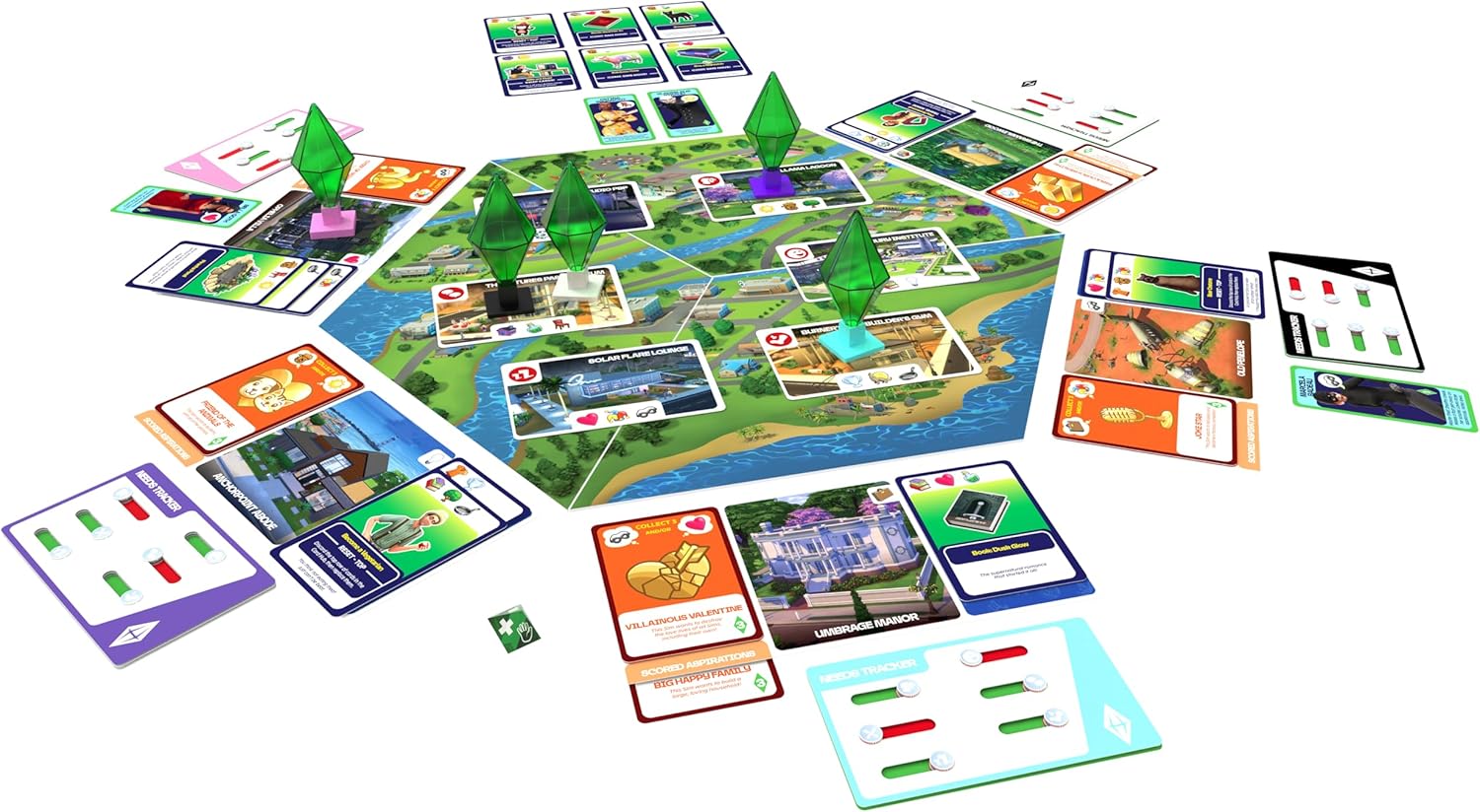 Goliath Games Presents: The Sims - Board Game | Manage Your Needs & Fulfill Your Aspirations! | Based on the Hit Game Series | Adult Board Games | For 2-5 Players Ages 12+