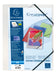 Exacompta - Ref 55188E - Kreacover Collection - Collection - Customisable PP Elastic Flap Folders - Suitable for A4 Documents, Translucent Polypropylene - Clear (Pack of 5