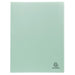Exacompta - Ref 88239E - Pack of 3 Autentik Document Sleeves - 20 Grained Pockets - 40 Sheets - for A4 - Size 24 x 32 cm - Cover in Soft Recycled Polypropylene - 3 Assorted Colours