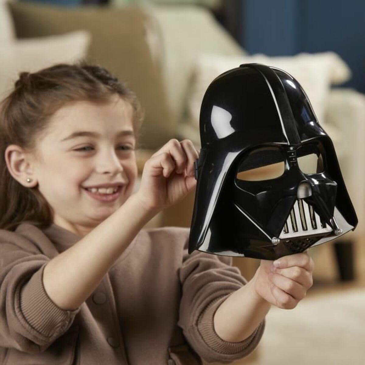 Pack Côté obscur Dark Vador, sabre laser rouge, masque Dark Vador et figurine de 15 cm, accessoire, des 4 ans, Star Wars