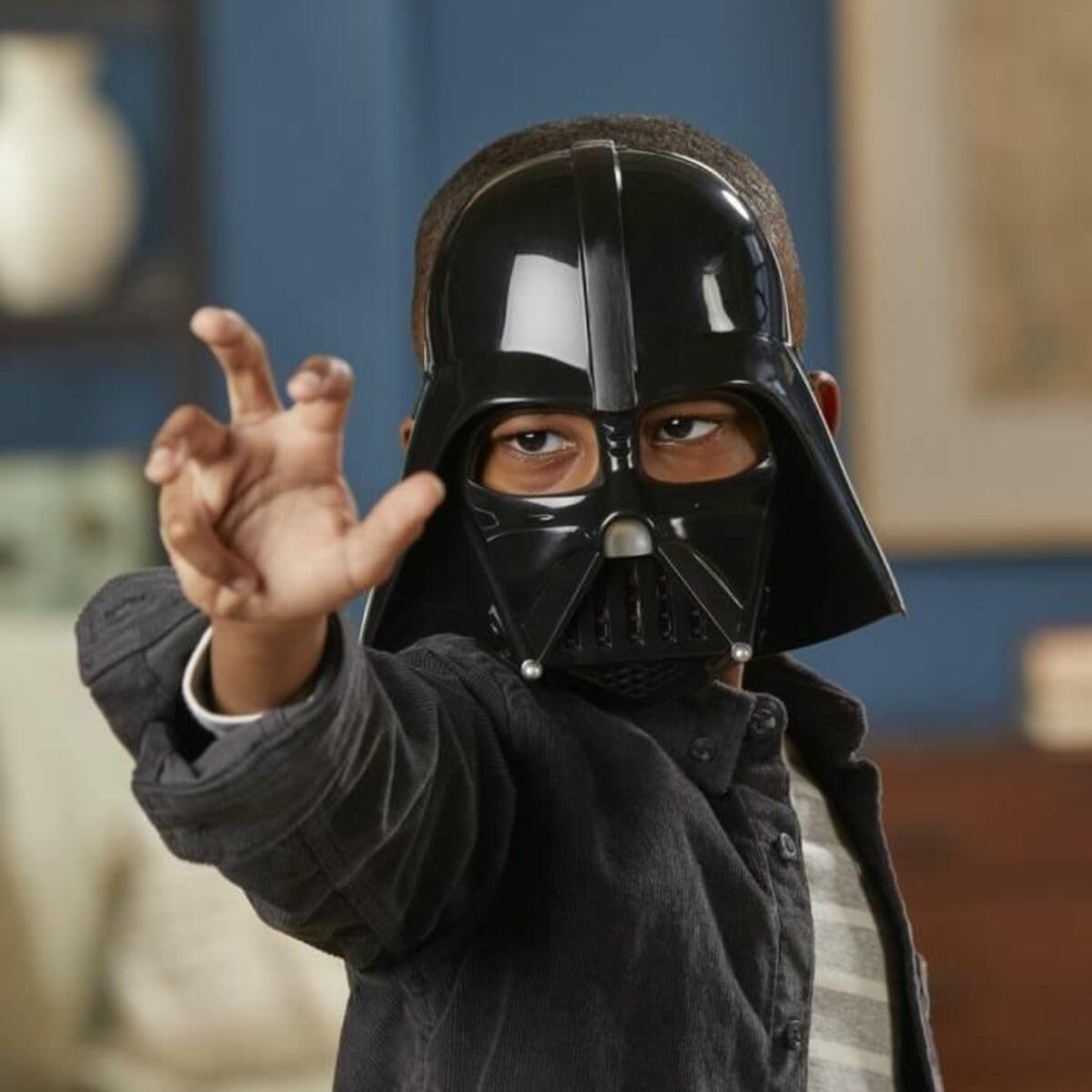 Pack Côté obscur Dark Vador, sabre laser rouge, masque Dark Vador et figurine de 15 cm, accessoire, des 4 ans, Star Wars