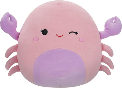 Squishmallows Original 12-Inch Cosmina the Winking Pink Crab | Collectable Cute Plush Toy, Cuddly Toys for Children, Soft Toys, Cute Teddies Suitable for Girls and Boys Ages 3