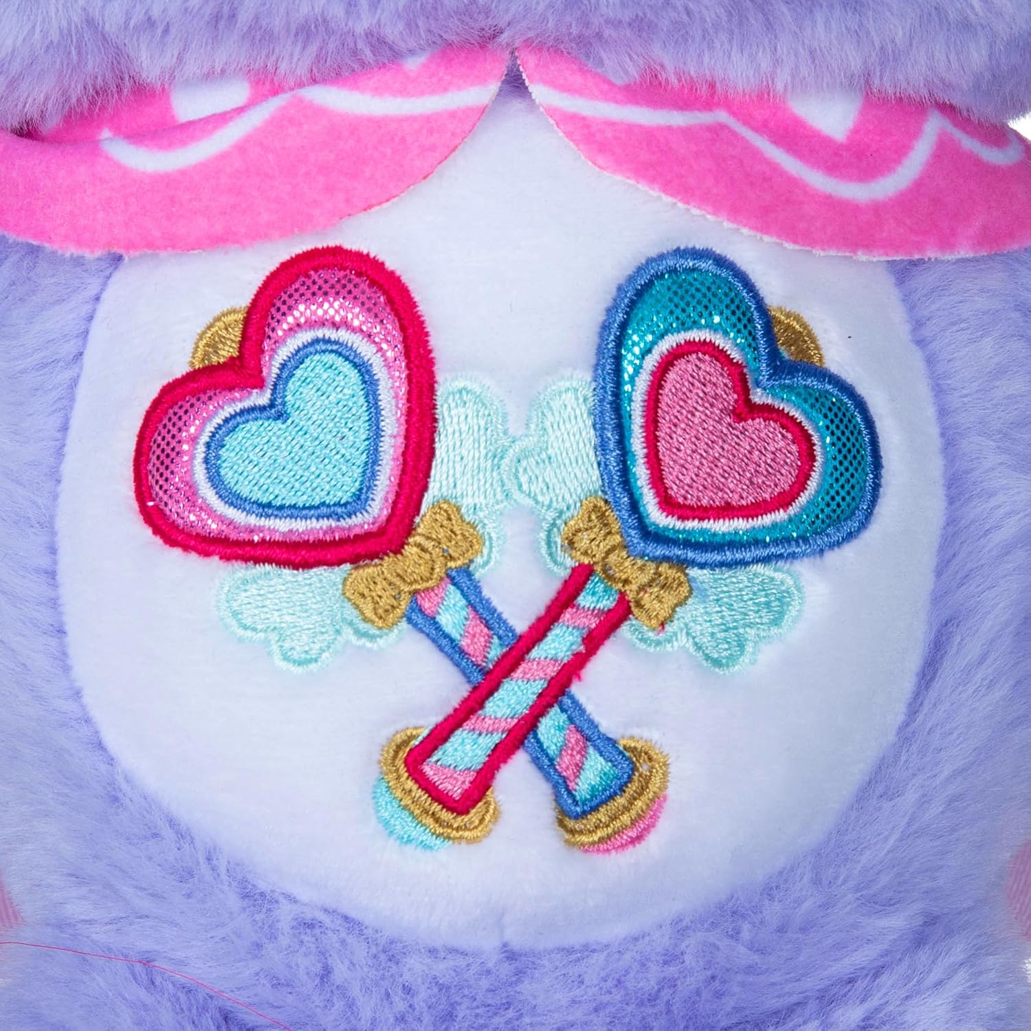 Basic Fun Care Bears 35cm Kindness Keepers Plush – Share Bear Eco-Friendly Soft Toy with Cute Expression & Belly Badge – Adorably Collectible Plush for Kids & Fans