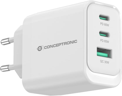 Conceptronic Ladeger?t 3Port 65W,2Xusb-C,1Xusb-A W