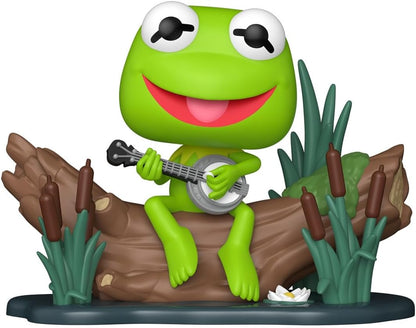 Funko Pop! Deluxe: The Muppets - Kermit the Frog with Banjo - Collectable Vinyl Figure - Gift Idea - Official Merchandise - Toys for Kids & Adults - Comedy Fans - Model Figure for Collectors