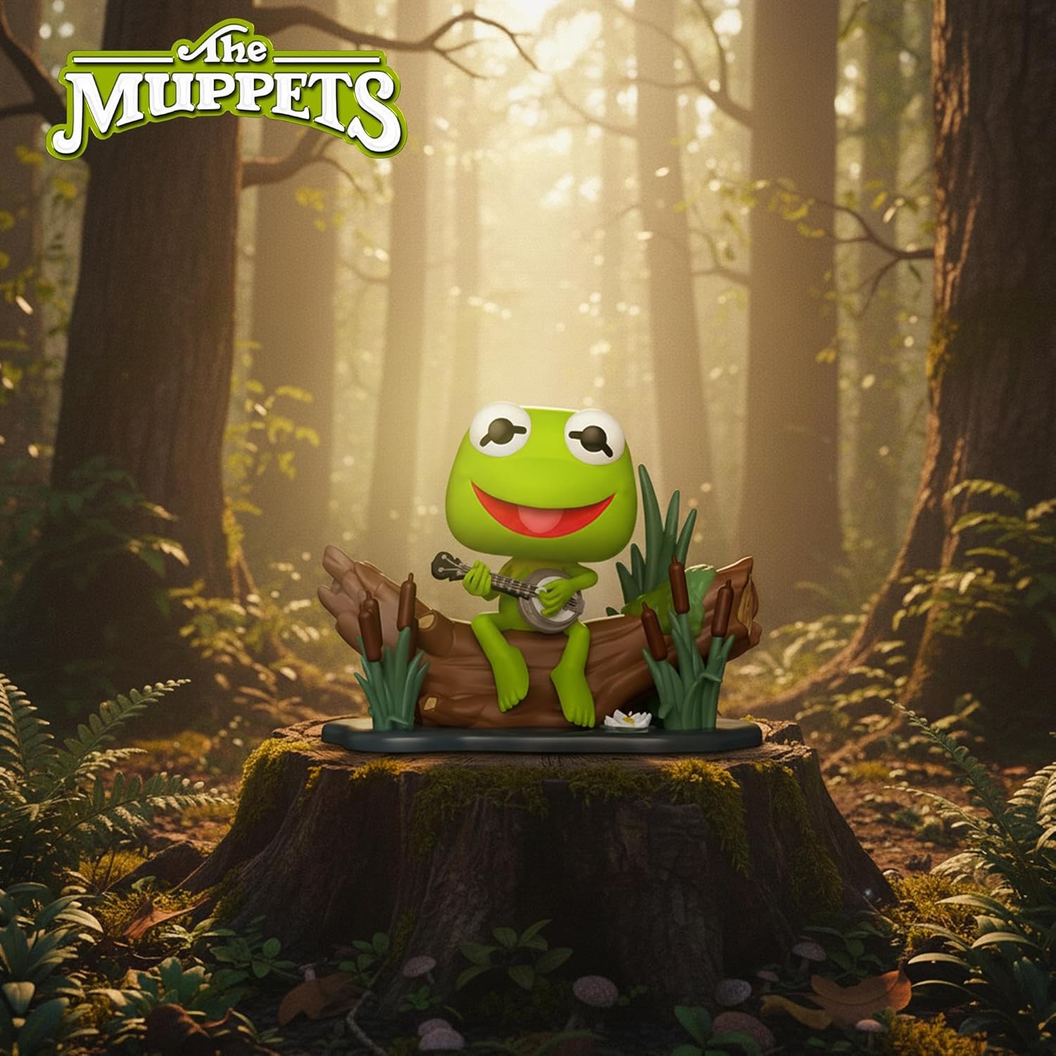 Funko Pop! Deluxe: The Muppets - Kermit the Frog with Banjo - Collectable Vinyl Figure - Gift Idea - Official Merchandise - Toys for Kids & Adults - Comedy Fans - Model Figure for Collectors
