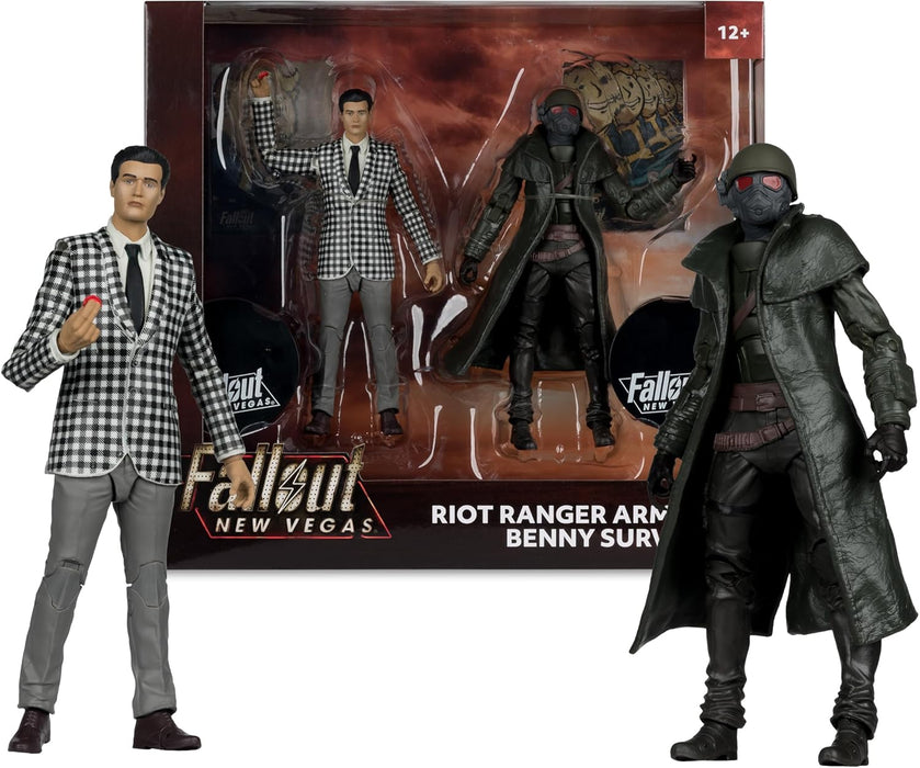 McFarlane Fallout New Vegas Riot Ranger Armor and Benny 2 Pack Toys