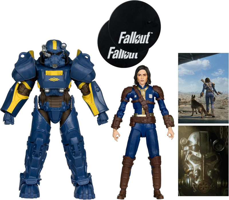 McFarlane Fallout 4 T-60 Vault Tec and Sole Survivor 2 Pack Toys