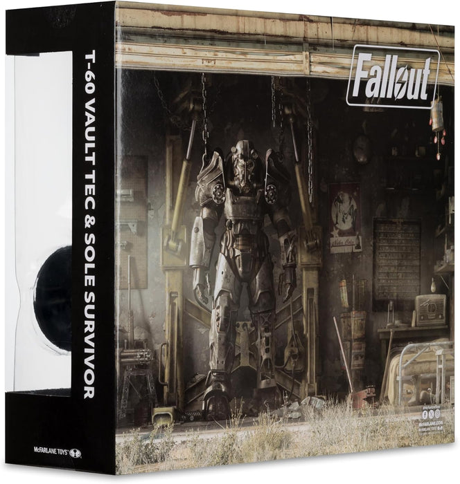 McFarlane Fallout 4 T-60 Vault Tec and Sole Survivor 2 Pack Toys