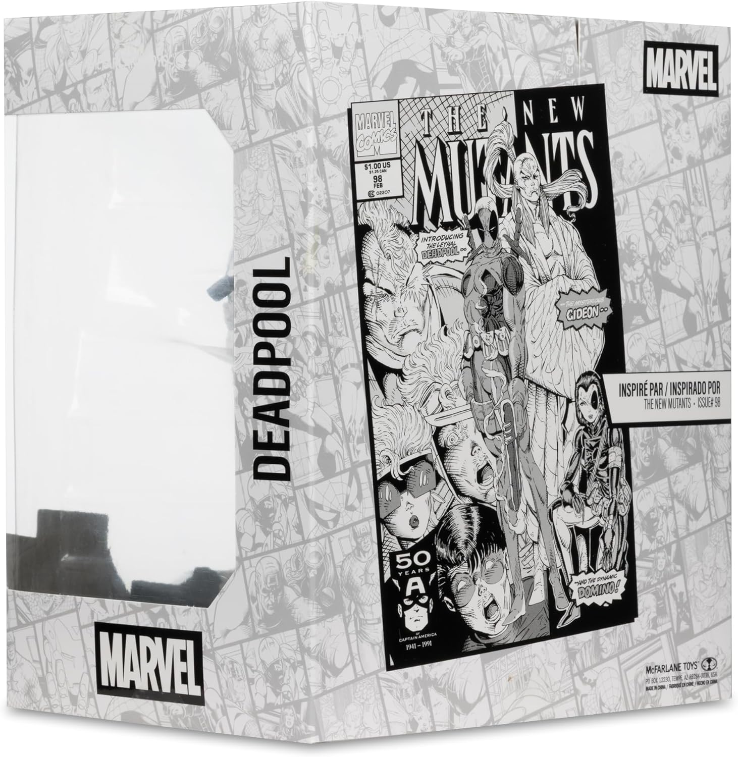 McFarlane - Marvel Collection 1: 10th Deadpool (The New Mutants #98) Label Gold