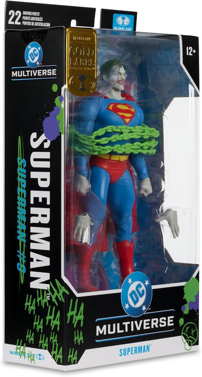 DC Comics DC Multiverse Action Figure Superman (Superman #9) (Jokerized) (Gold Label) 18 cm