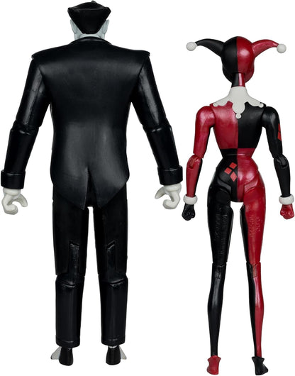 Batman: The Animated Series Dc Direct Action Figures Harley Quinn & The Joker (Mad Love) (Gold Label) 18 Cm