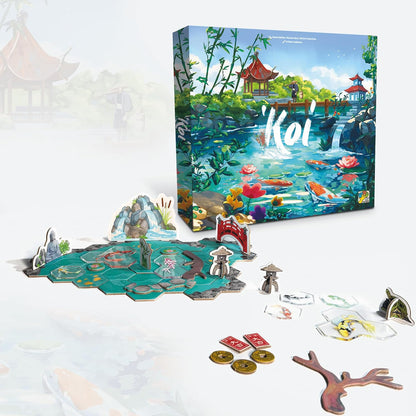daVinci Editrice | Koi | Board Game | Ages 8+ | 1-4 Players | 45+ Minutes Playing Time