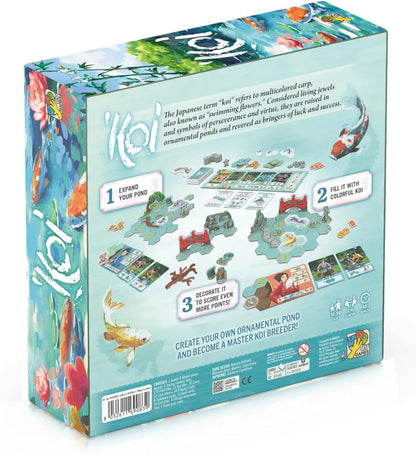 daVinci Editrice | Koi | Board Game | Ages 8+ | 1-4 Players | 45+ Minutes Playing Time