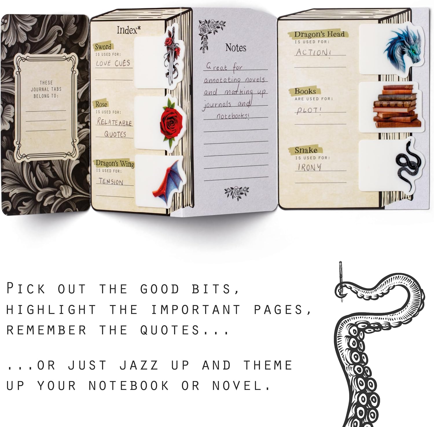 IF Eclectionery Journal Tabs, self Adhesive pagemarkers