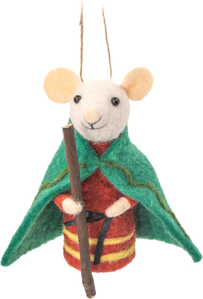 Sass and Belle Navity Mice Felt Decoration - Set of 3 Pieces