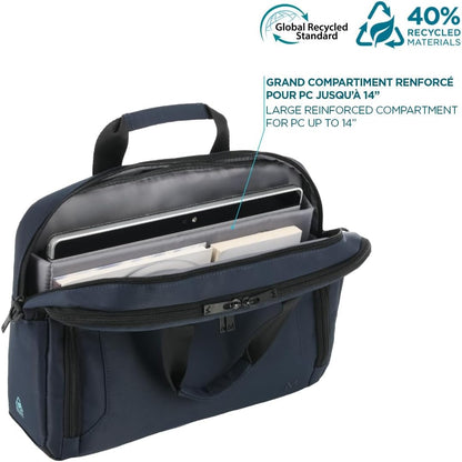 Executive 4 Twice Briefcase 11-14In - 40Perc Recycled