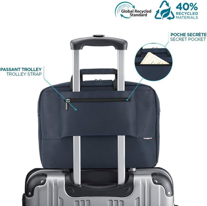 Executive 4 Twice Briefcase 11-14In - 40Perc Recycled
