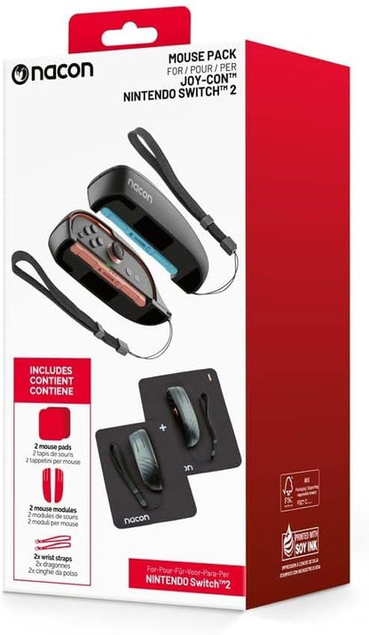 Nacon-pakket met 2 muismatten en 2 schelpen voor het gebruik van de Joy-con als muis voor Nintendo Switch 2