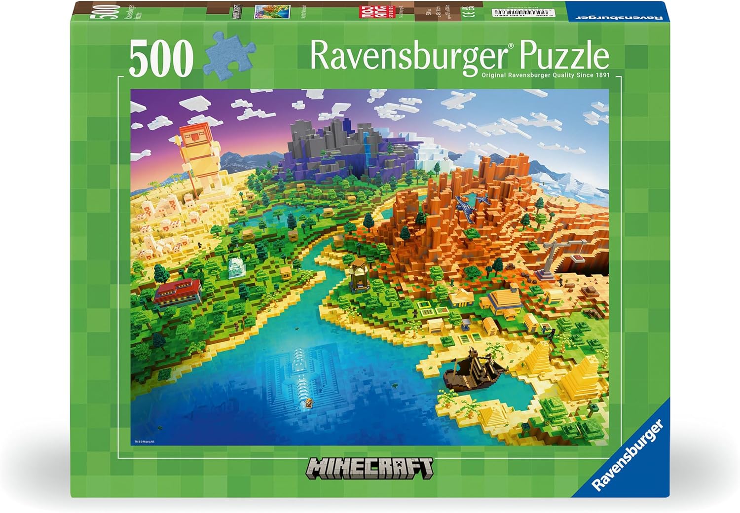 Ravensburger - Ravensburger Legpuzzel Minecraft - 500st.