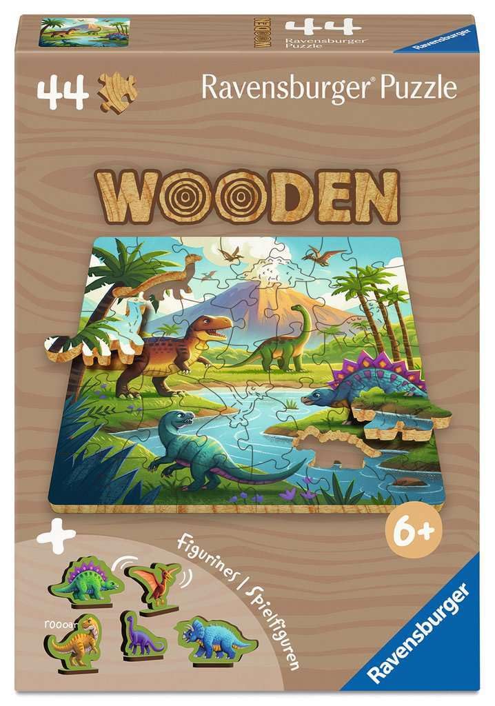 Ravensburger - Ravensburger Houten Legpuzzel Dinosaurus - 44st.