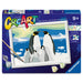 Ravensburger - Creart Serie D De familie van de pinguïns | Schilderset voor kinderen | Schilderen op nummer bevat alles wat nodig is | Kinderspellen 9 jaar of ouder | Creart 9 jaar