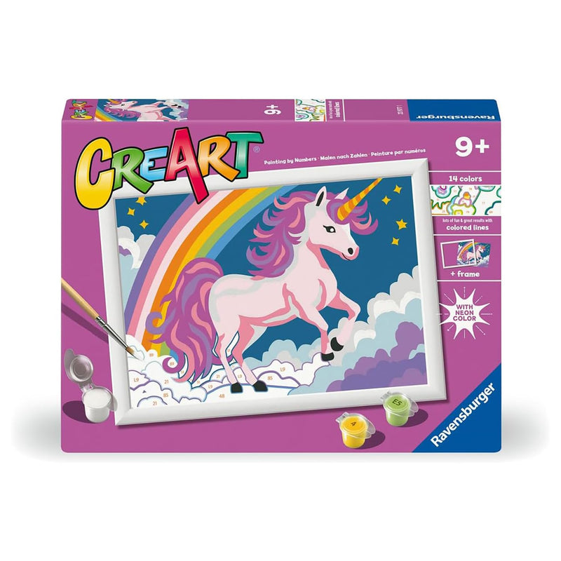 Ravensburger - CreArt Schilderen op Nummer - Eenhoorn