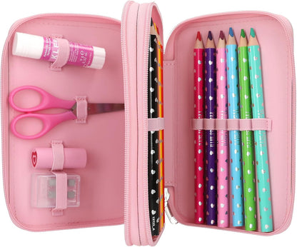 Princess Mimi - Double Pencil Case Robby - Pink