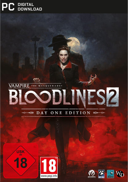 Vampire: The Masquerade Bloodlines 2 Day One Edition (Code In A Box) (Pc)