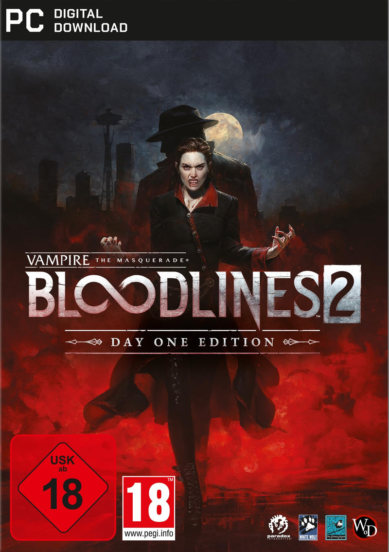 Vampire: The Masquerade Bloodlines 2 Day One Edition (Code In A Box) (Pc)