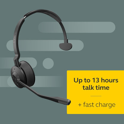 Engage 75 SE Headset with headband pad, Base, Power supply, 1.5m USB-C to USB-A Cable, Desk phone cable, Quick start guide, Warranty and warning (safety leaflets)