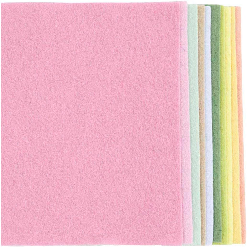 Creativ Company Hobby Felt A4 Pastel Colours - Craft Felt for Children
