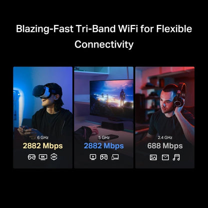 Mercusys MA37BE PCIe WIFI Card, BE6500 WiFi 7 Bluetooth 5.4, Tri-Band,2 Two High-performance Antennas, Security Protection, Work with Windows 11, MU-MIMO,More Devices, Lower Latency,Less Congestion