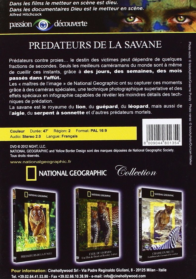 National Geographic Predateurs De La Savane