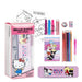 Hello Kitty Kleurpotlodenset voor school, compleet met viltstiften, kleurpotloden en thematische accessoires voor meisjes, fans van het schattigste karakter van Sanrio