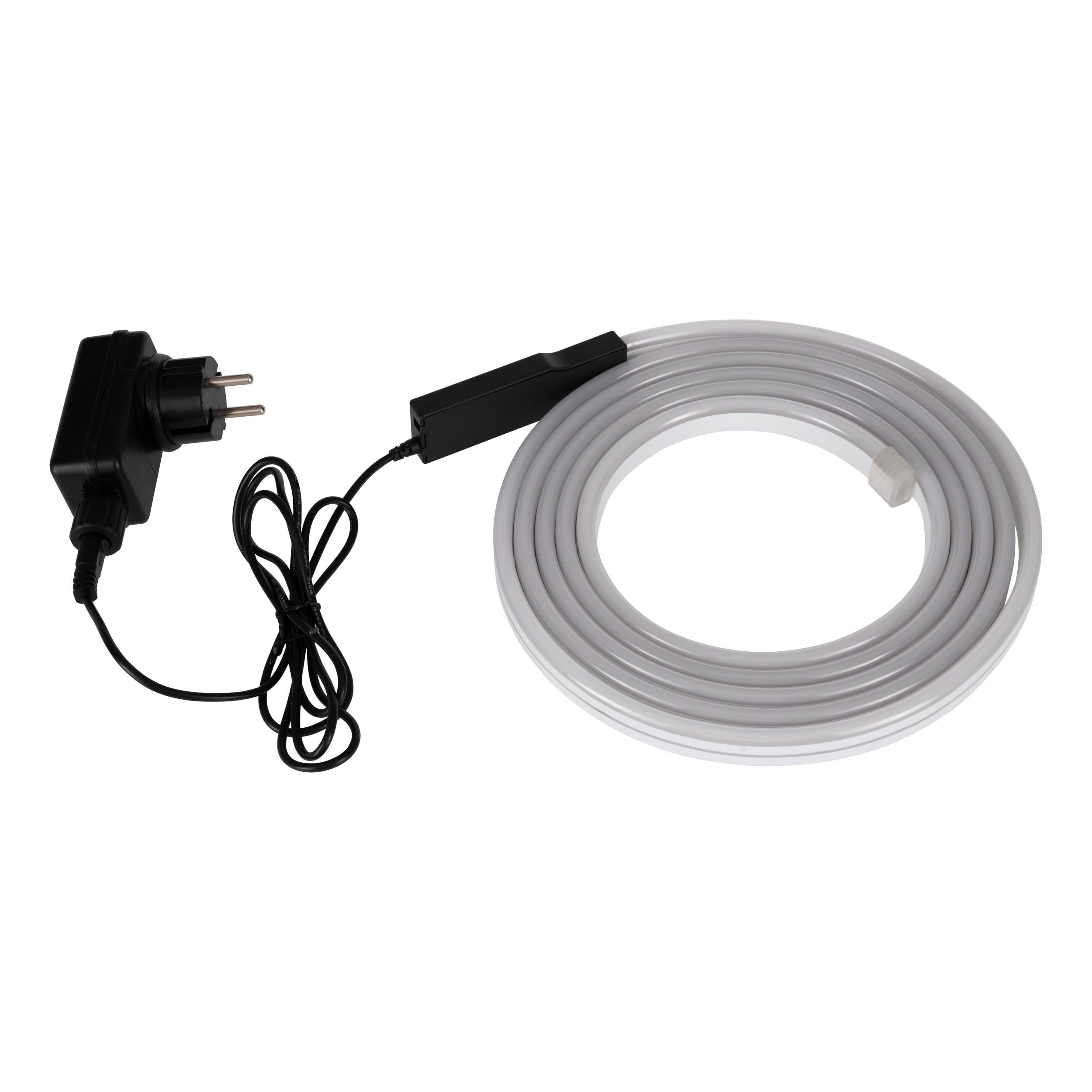 EGLO connect.z Smart-Home LED Strip Flatneon-Z, lichtstrip 3 m, ZigBee, LED strip, app en Alexa spraakbesturing, lichtkleur (warm wit-koud wit), RGB, dimbaar, IP44