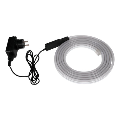 EGLO connect.z Smart-Home LED Strip Flatneon-Z, lichtstrip 3 m, ZigBee, LED strip, app en Alexa spraakbesturing, lichtkleur (warm wit-koud wit), RGB, dimbaar, IP44