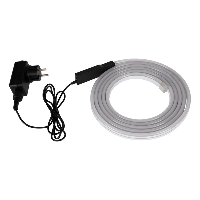 EGLO connect.z Smart-Home LED Strip Flatneon-Z, lichtstrip 3 m, ZigBee, LED strip, app en Alexa spraakbesturing, lichtkleur (warm wit-koud wit), RGB, dimbaar, IP44