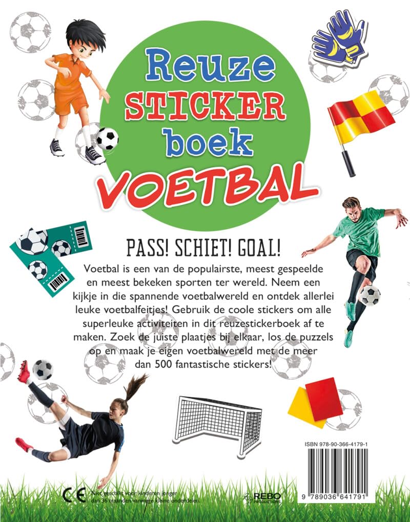 Rebo Publishers - Reuzestickerboek Voetbal