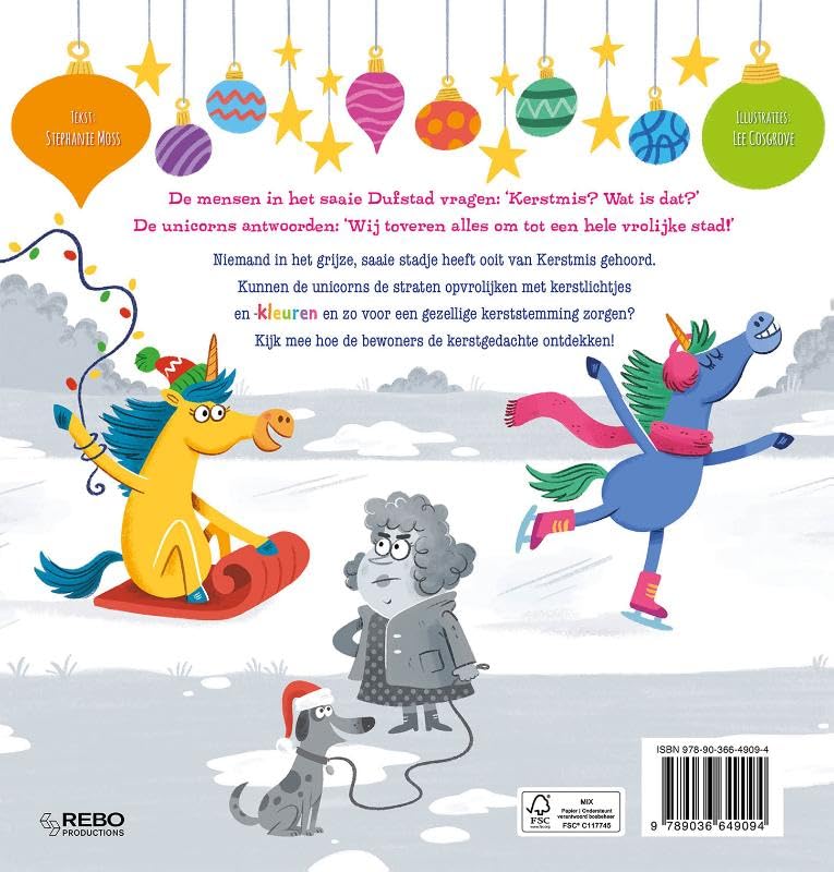 Rebo Publishers - Uh-oh! Daar Zijn de... Kerst-Unicorns