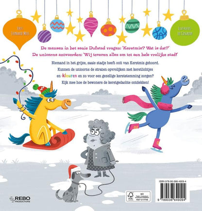 Rebo Publishers - Uh-oh! Daar Zijn de... Kerst-Unicorns