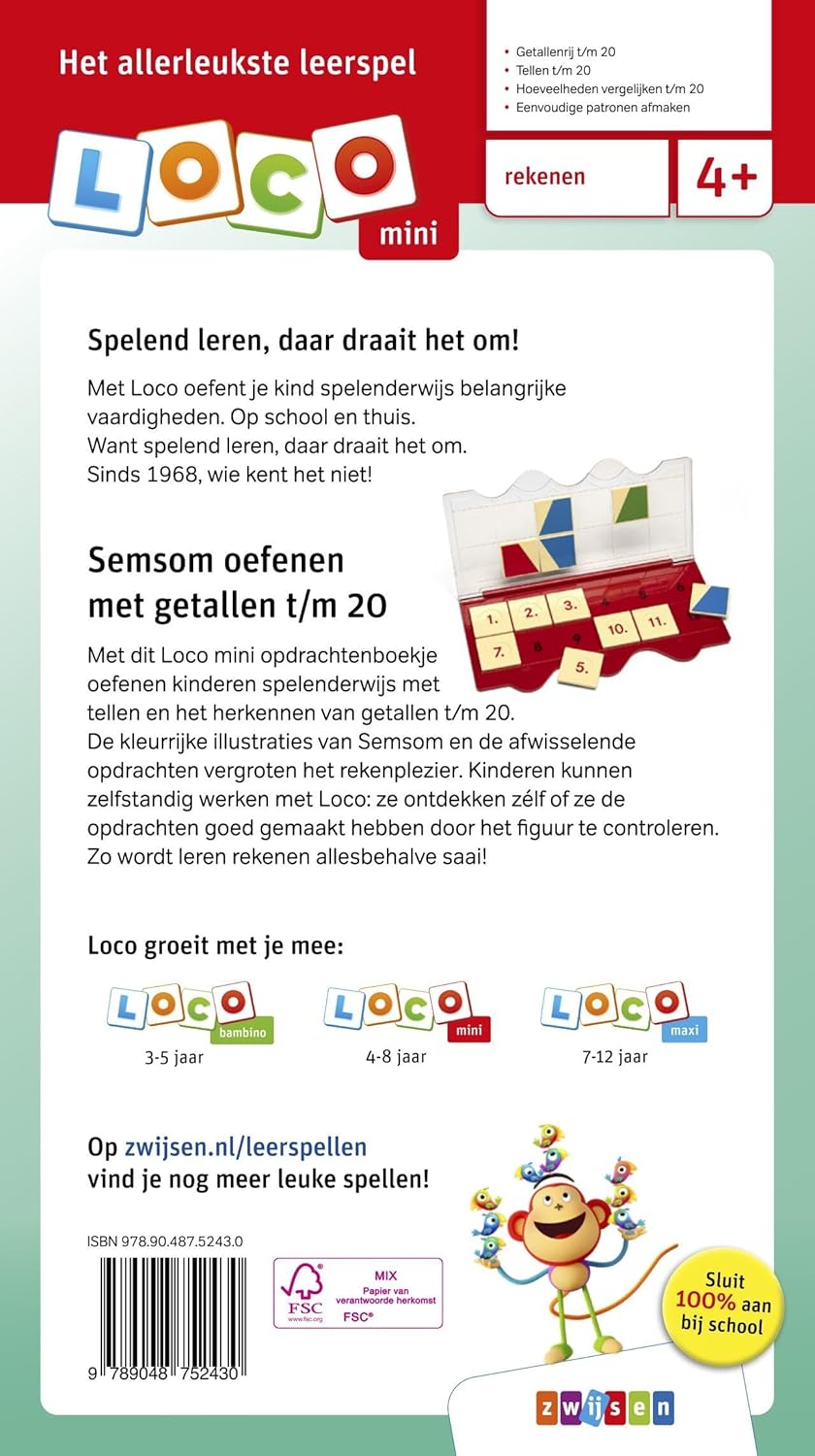 Loco - Loco Mini - Semsom Oefenen Met Getallen t/m 20