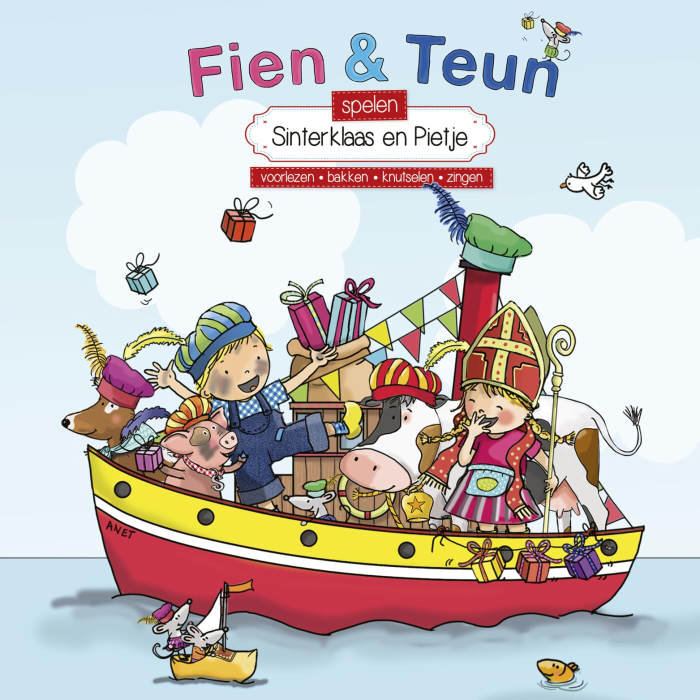 WPG Uitgevers - Fien & Teun spelen Sinterklaas en Pietje