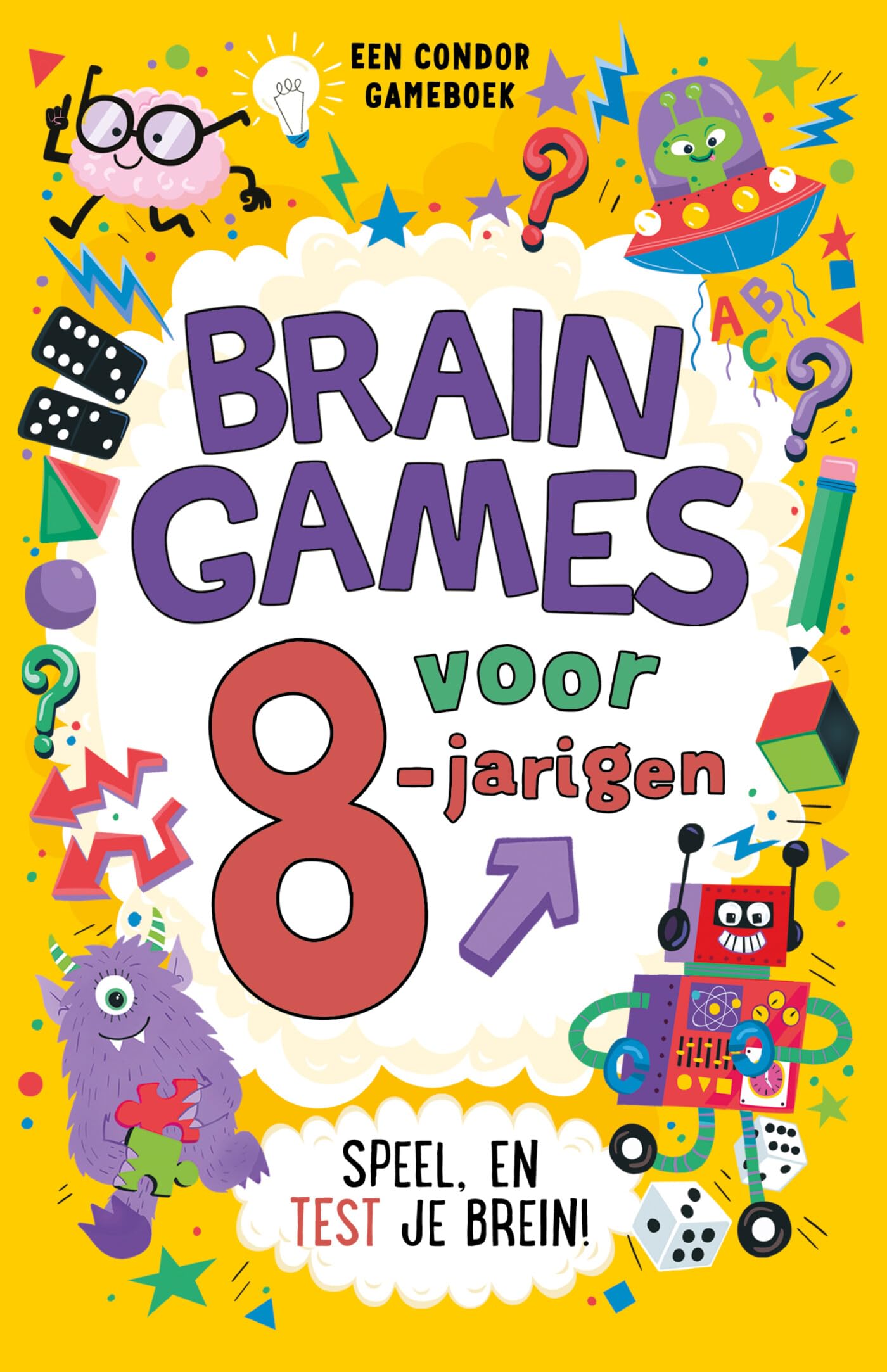 WPG Uitgevers - Braingames voor 8-jarigen Spelletjesboek