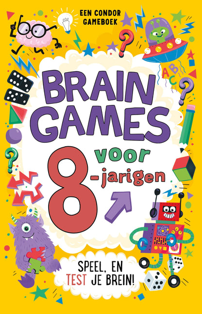 WPG Uitgevers - Braingames voor 8-jarigen Spelletjesboek