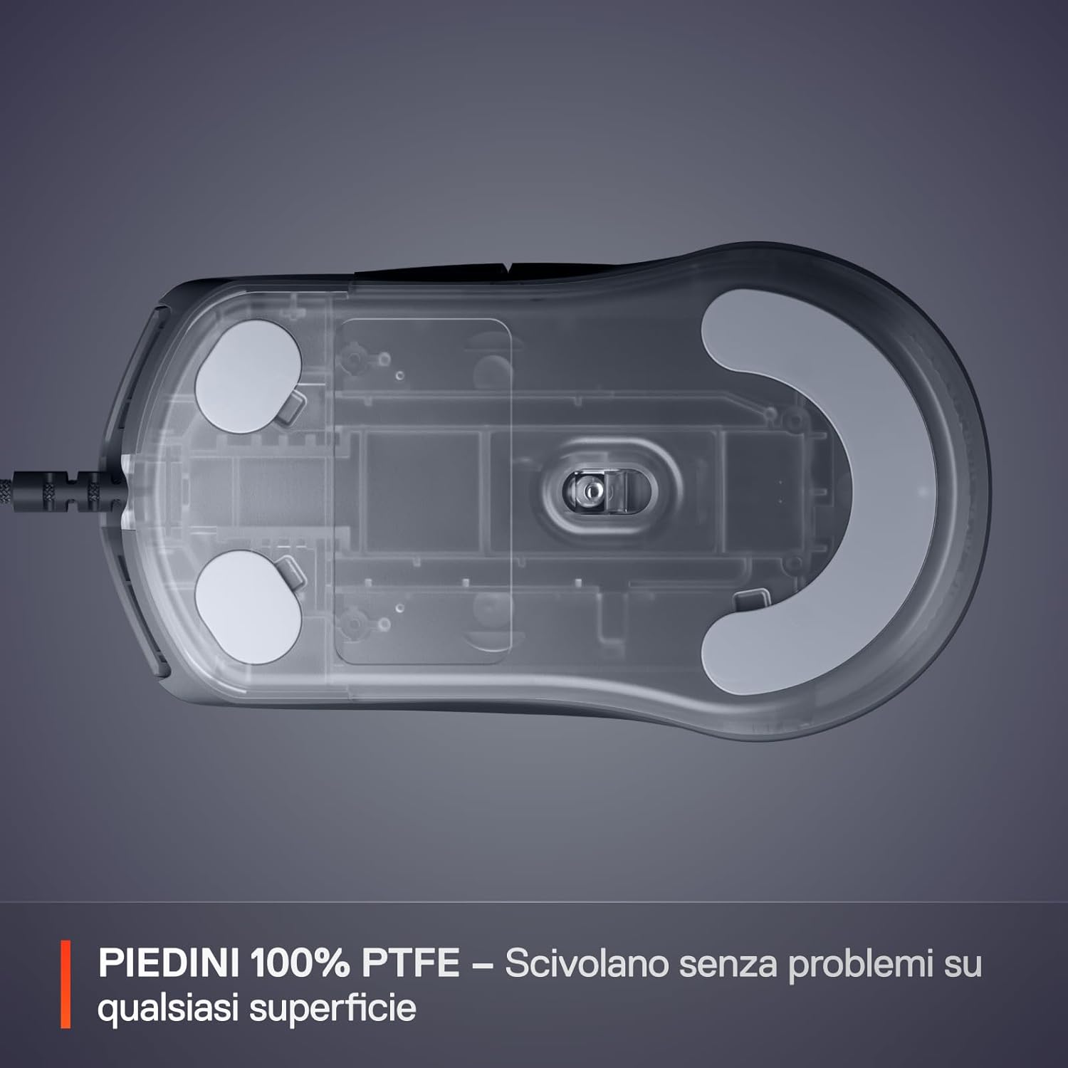 SteelSeries Rival 3 Gen 2 - Mouse da gioco - Sensore ottico TrueMove Core da 8500 DPI - 60 milioni di clic di durata - bassa latenza - 77 g di peso - 100% piedini in PTFE - RGB - Nero